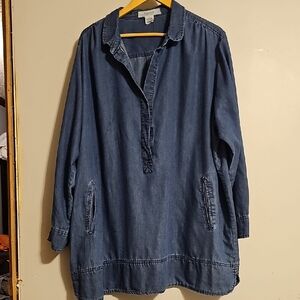 Workshop Denim Tunic Top
